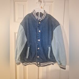 🌼$15 Cotton Denim Bomber